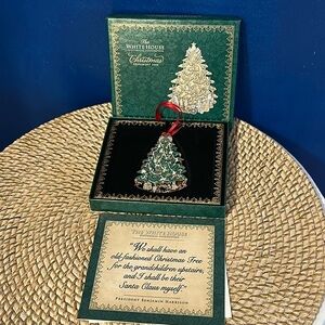 New in Box 2008 White House Historical Association Christmas Ornament